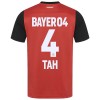 Officiële Voetbalshirt Bayer 04 Leverkusen Jonathan Tah 4 Thuis 2024-25 - Heren